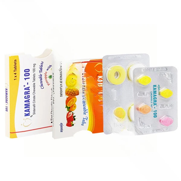 Kamagra Chewable 100mg (Sildenafil Citrate)