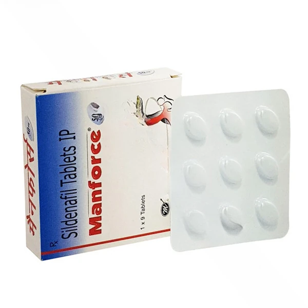 Manforce 50 mg (Sildenafil Citrate)