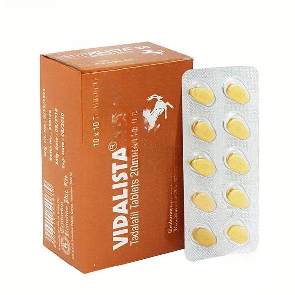 Vidalista 20 mg (Tadalafil)