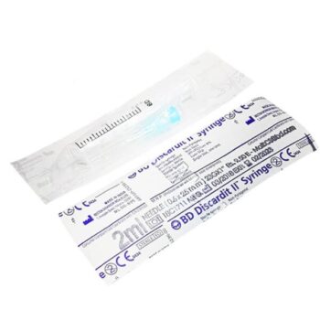 BD Plastipak Syringe With Needle 2 ml (Syringe)