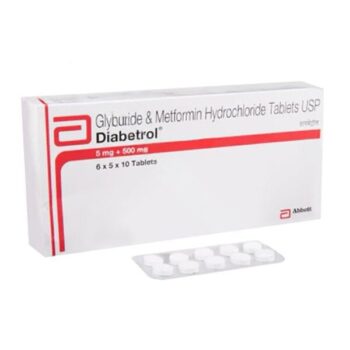 Diabetrol Tablets 5 mg/500 mg (Glibenclamide Metformin)