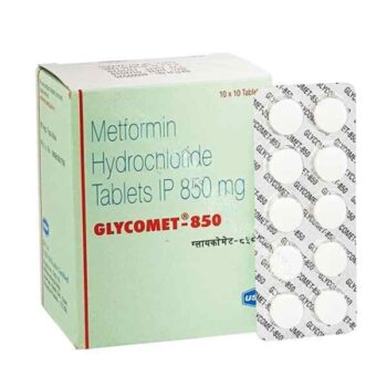 Glycomet 850 mg (Metformin)