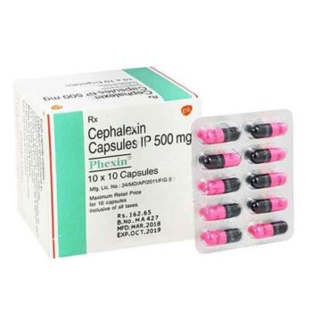 Phexin 500 mg (Cephalexin)