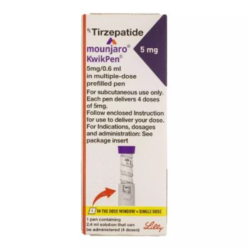 Mounjaro 5mg KwikPen 5mg/0.6mL Multi-Dose Prefilled Pen (Tirzepatide)
